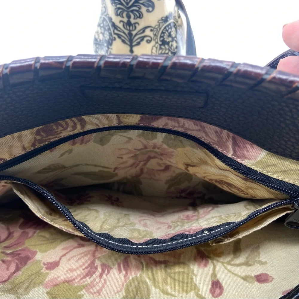 BRIGHTON WOMENS Two Tone Pebbled Shoulder bag‎ PURSE